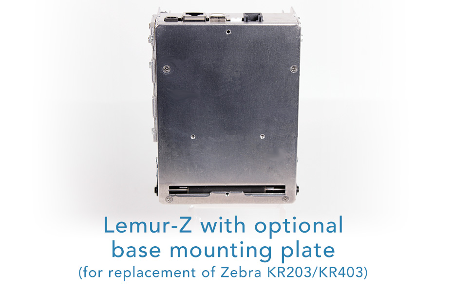 Lemur-Z with optional base mounting plate